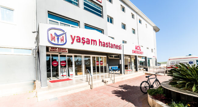 Haupteingang des Magusa Yasam Hospital